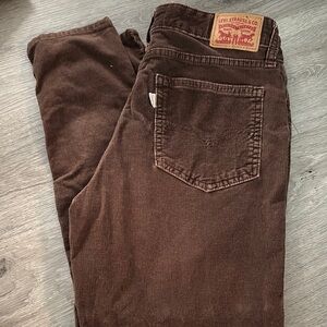 Levi's Men's Brown Corduroy Pants